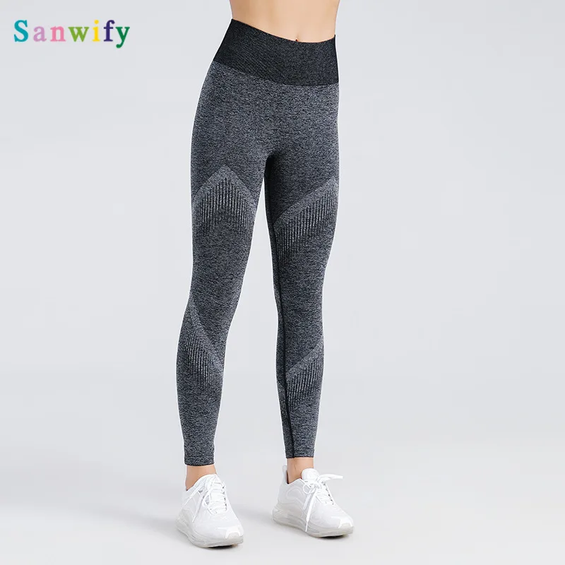 

2020 Autumn Spring Leggings Sport Women Fitness High Waist Fashion Bodybuilding Nylon RUNNING Joggers Pants Trouers