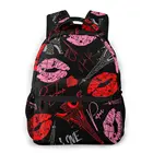 Женский школьный рюкзак с принтом Эйфелева башня и сердце