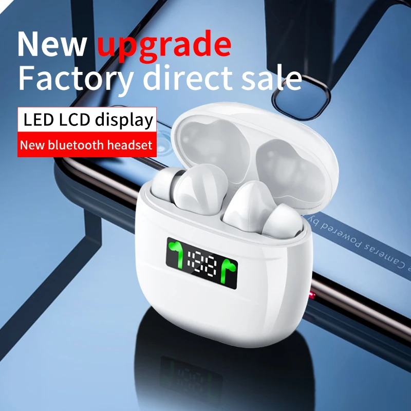 

ZeBaiLi J3 pro TWS Wireless Earphones Bluetooth 5.0 Headphones LED Display HD Stereo Built-in Mic for Xiaomi iPhone