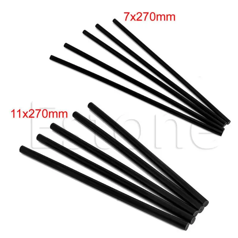 

5 Pcs 11mm Mini Glue Sticks For Hot Melt Purpose Black Adhesive