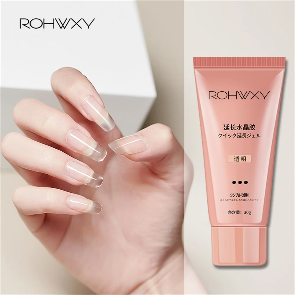ROHWXY УФ гель для наращивания ногтей поли маникюрных инструментов 30/15 мл Гель лак