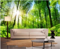 3d photo wallpaper for walls in rolls custom mural sunny forest big tree natural scenery home decor living room decoration