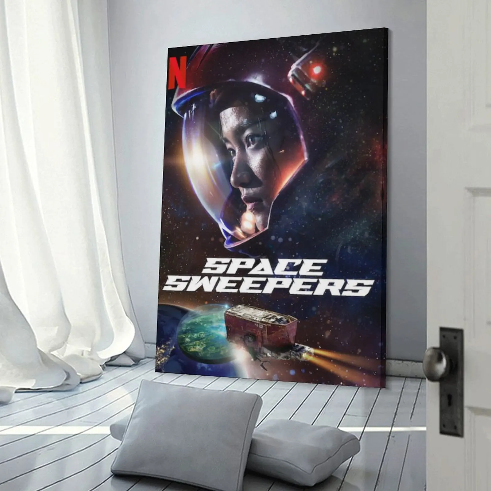 Художественный плакат и настенный Space Sweepers для экшн-фильмов современные