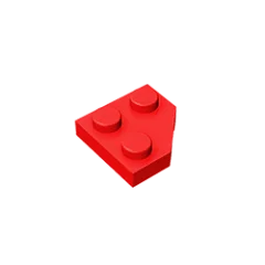 Строительные блоки технические детали DIY 2x2 Клин пластина 10 шт Мпц Развивающие
