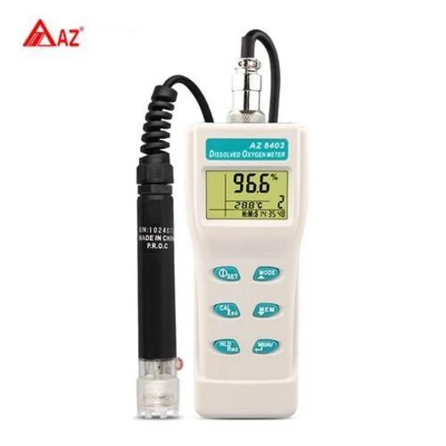 

AZ Portable Digital Dissolved Oxygen Analyzer Meter Oxygen Density and Temperature Tester Water Quality Tester AZ8403