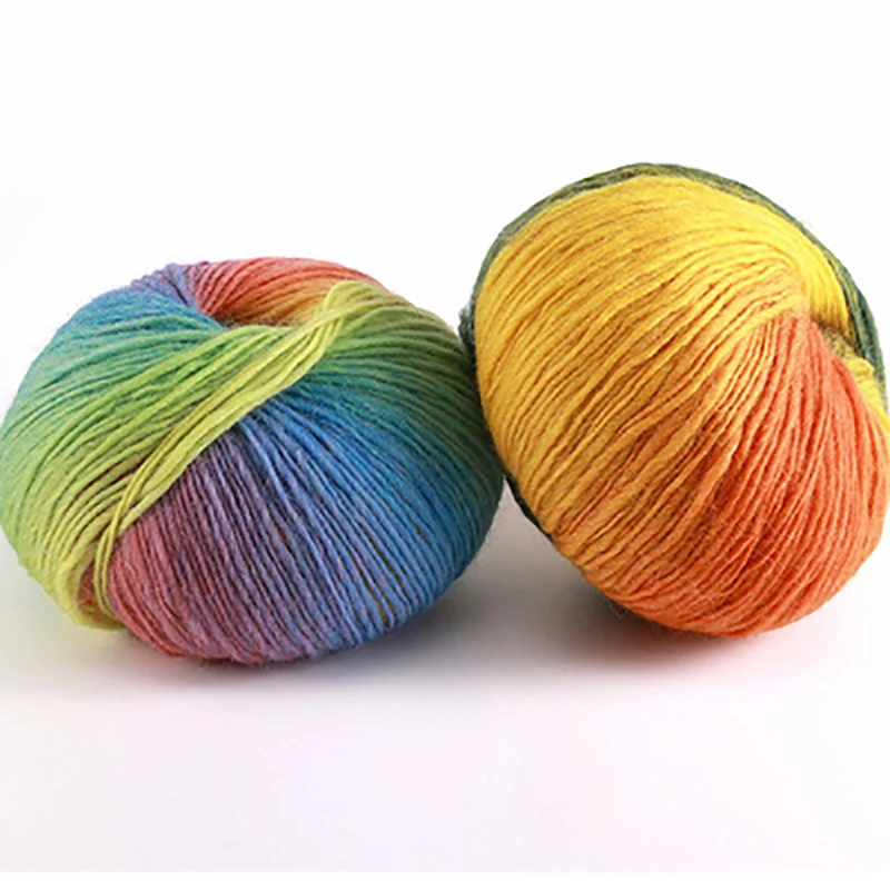 Пряжа из окрашенной пряжи 50 г | Дом и сад