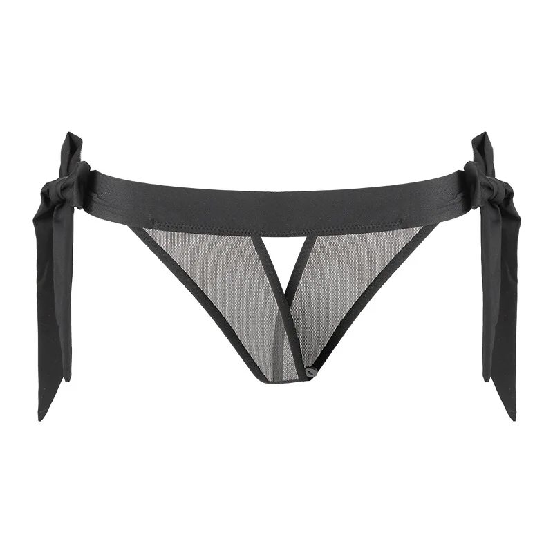 Plus Size Women Underwear Womens Fashion Panty Sexy See Through Transparent Panties Lingerie Open Crotch Crotchless Low-Rise |