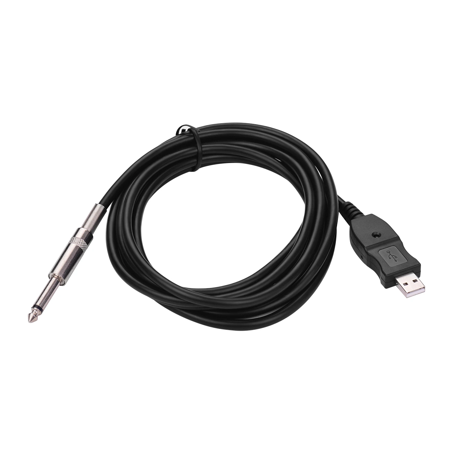 USB-кабель для гитары Muslady USB-интерфейс штекер на 6 35 мм моно-штекер преобразователь