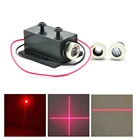 Красный лазерный модуль позиционирования, 3 в 1, 650 нм, 50 мВт, с радиатором 12 мм