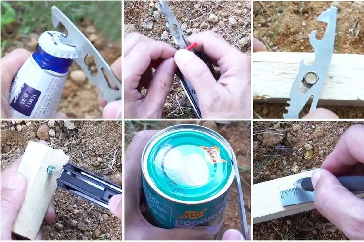 Складной нож-плоскогубцы daiкемпинг DL20 многофункциональный выключатель стекла