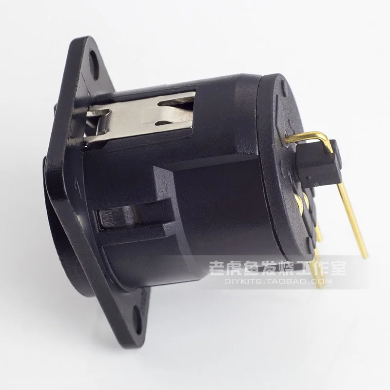 1 шт. NC3MD-H-B cannon XLR Мужской базовый разъем NEUTRIK позолоченный трехжильный угол 90