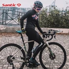 Женский трикотажный комплект Santic Cycle, зимняя одежда для велоспорта, модная Женская дорожная велосипедная форма с длинным рукавом, утепленная профессиональная Термоодежда, 2022