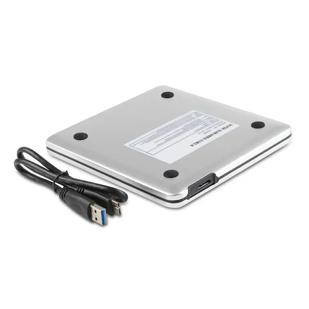 Внешний DVD привод USB 3 0 портативный CD/DVD плеер Blue Ray для ноутбука ПК Windows XP/7/8 Mac