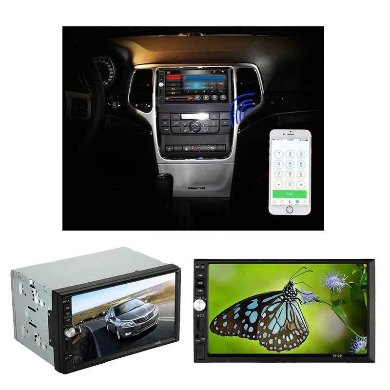 Автомагнитола CARPRIE 2 Din MP5 mp3 плеер радио Bluetooth USB 7 дюймов|Камеры заднего вида для