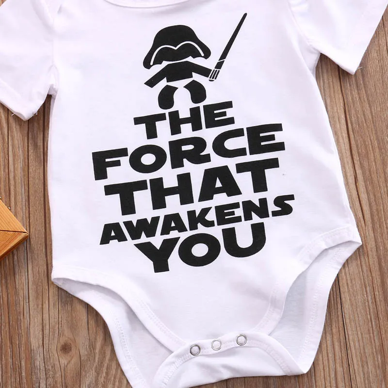 Baju Musim Panas Bayi Anak Bayi Baru Lahir Bodysuit Motif Huruf Baju Anak Laki-laki Perempuan Baju Bermain Anak-anak