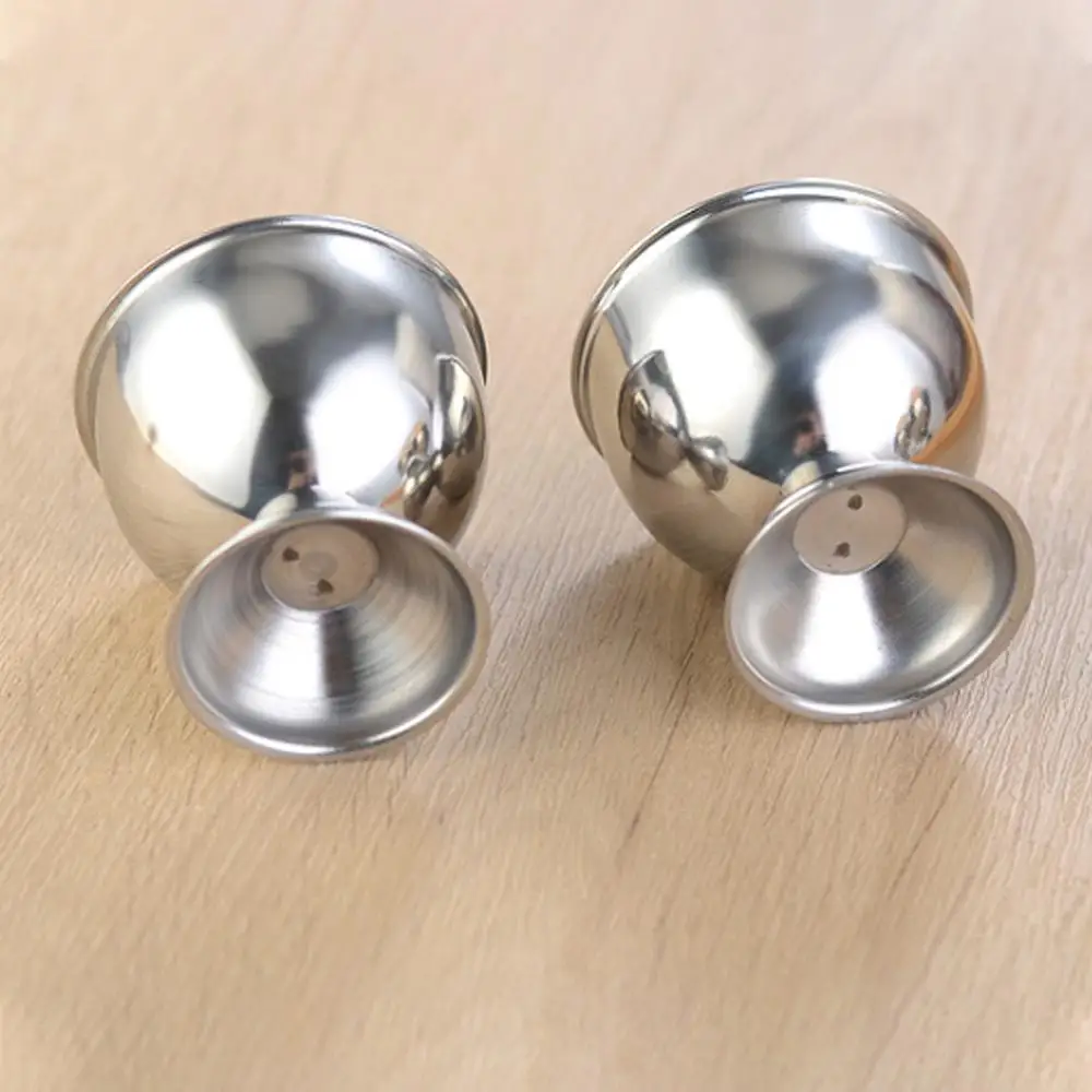 4 шт./компл. чашки для яиц из нержавеющей стали держатель настольная чашка Паровая