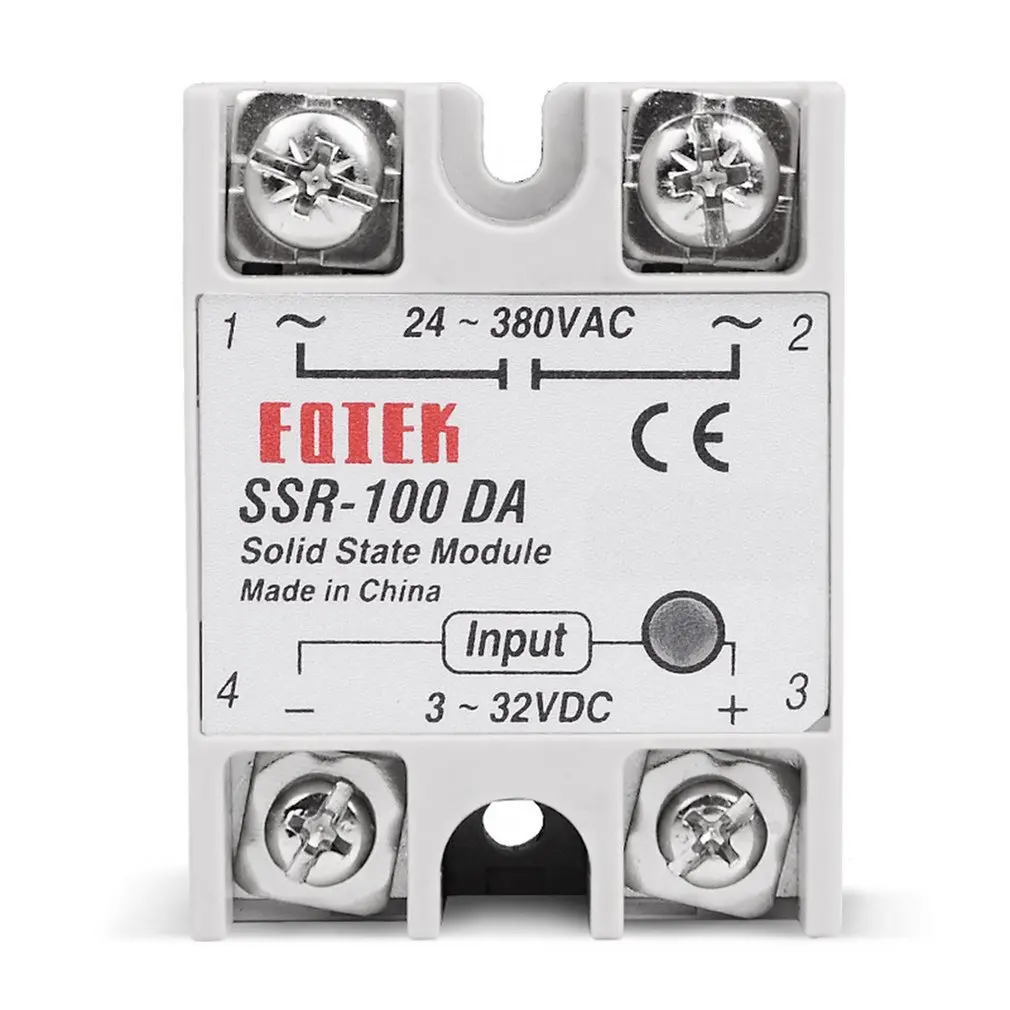 Твердотельные реле DC AC 10A 25A 40A 60A 80A 100A 12 в 3 32 В постоянного тока до 220 24 380