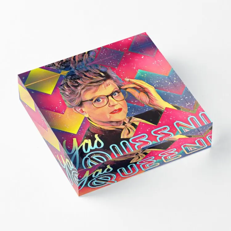 

Yas To The Queen Jessica Fletcher акриловый блочный художественный коврик модное украшение для спальни прозрачное украшение для свадебной комнаты