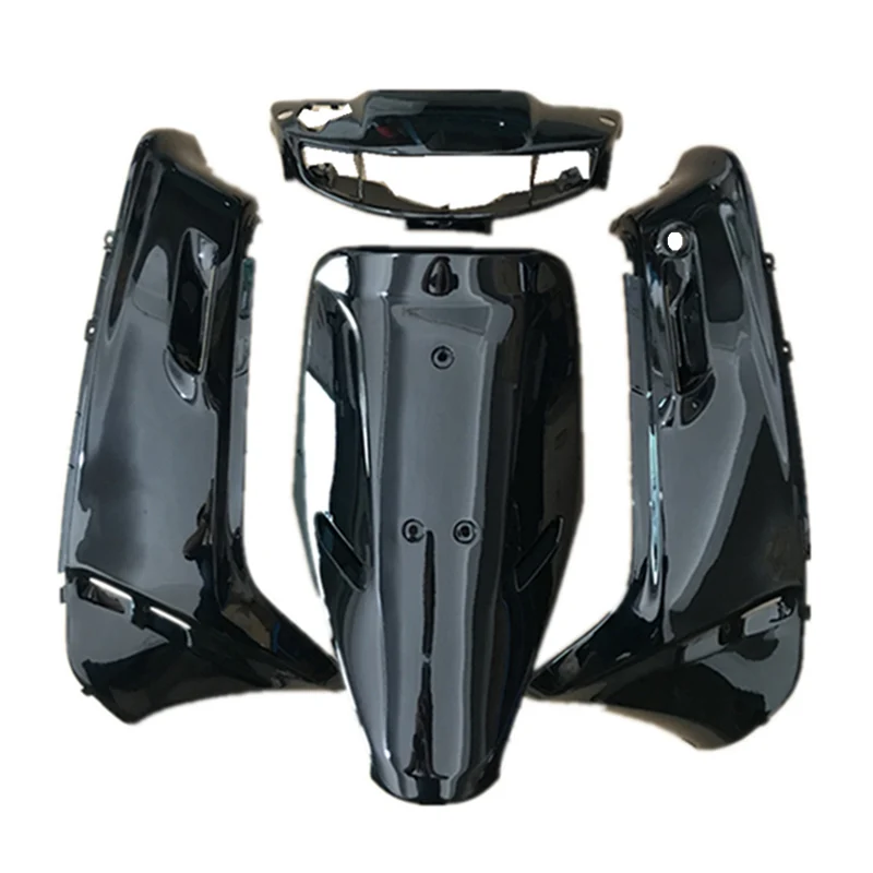 Для HONDA DIO AF18 AF25 Обтекатели кузова мотоцикла Мотоцикл Скутер ABS пластик краска Обтекатель тела наборы - Цвет: Черный