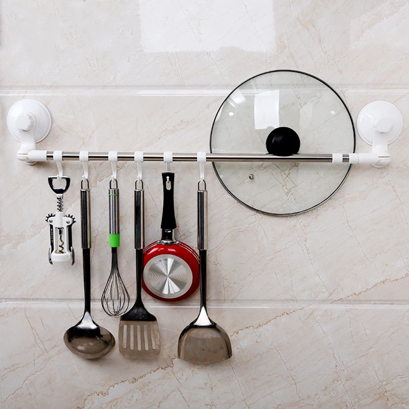 Всасывающее полотенце для чашек с крючками из нержавеющей стали стойка