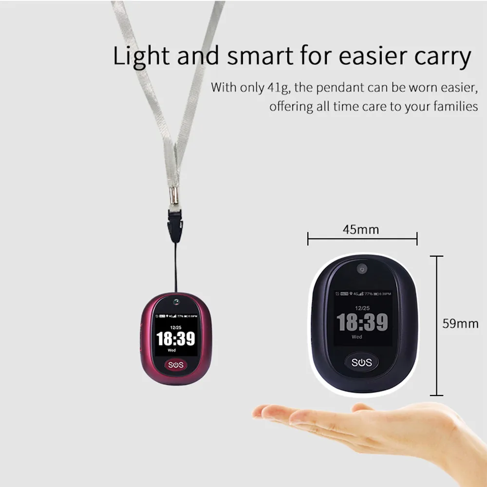 2020 New 4G LTE Personal GPS Tracker Global Use Smart Tracking Pendant Waterproof IP67 Audio Call SOS Help for Elderly Kids | Автомобили и