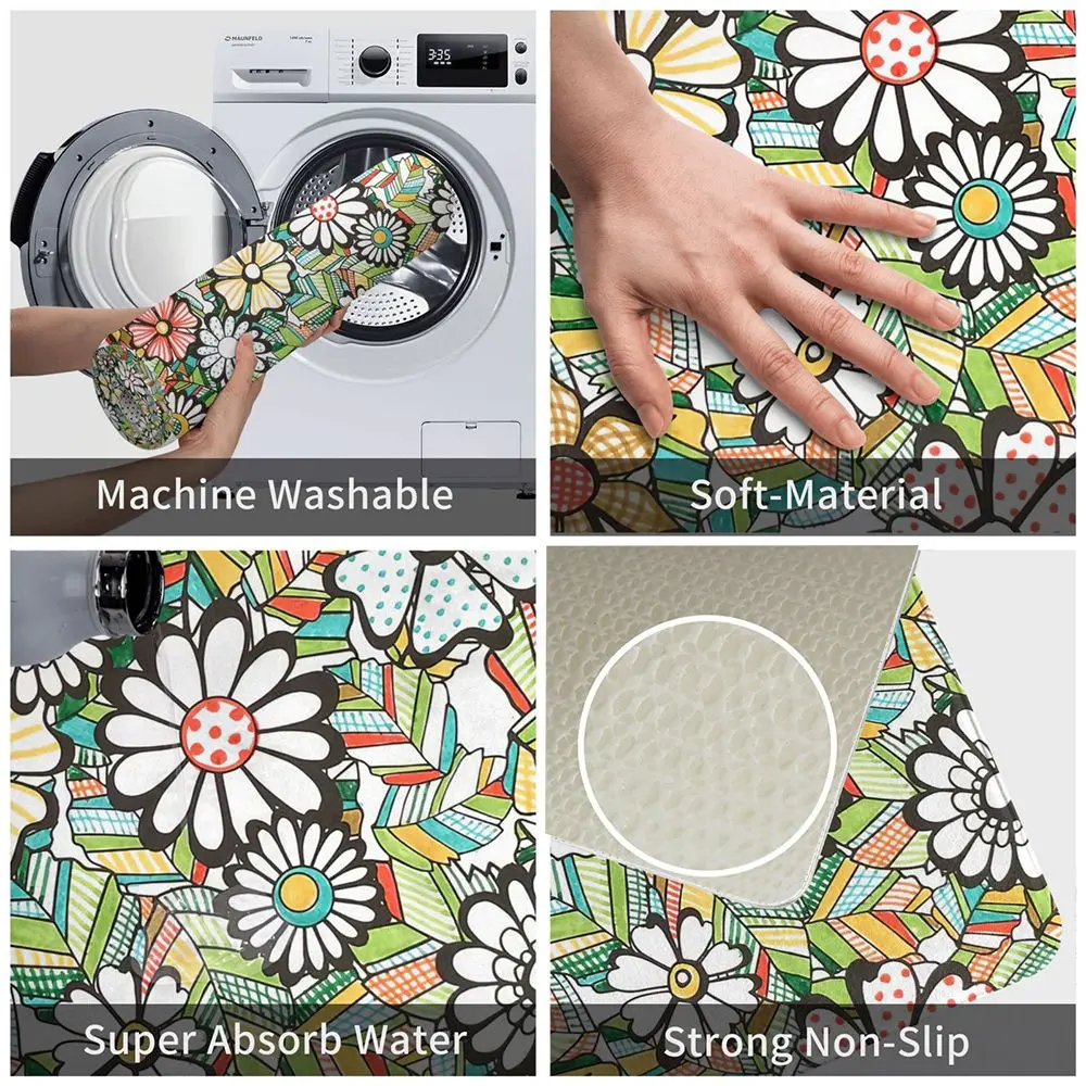 Коврик с принтом для ванной комнаты кухонный коврик домашний входной двери в