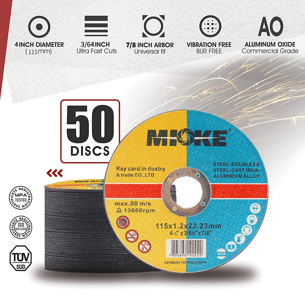 115 мм Металлические режущие диски лоскут шлифовальные диски 5-50 шт Металлические и нержавеющие угловой шлифовальный круг