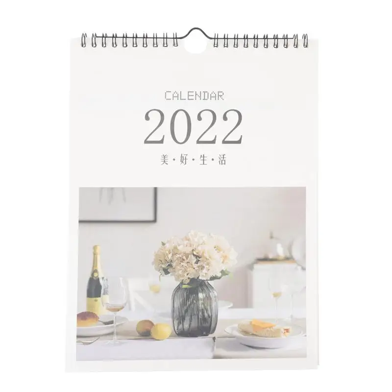 

1 шт. креативный настенный календарь 2022, ежемесячный календарь, планировщик, календарь