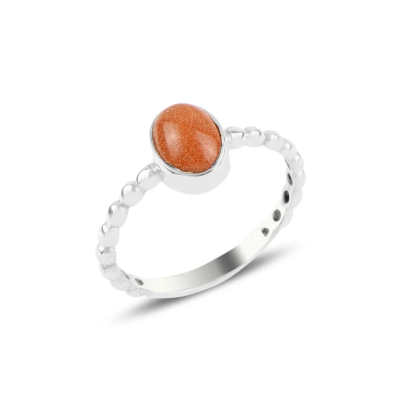 

Серебряное обручальное кольцо Silverlina с камнем и звездой