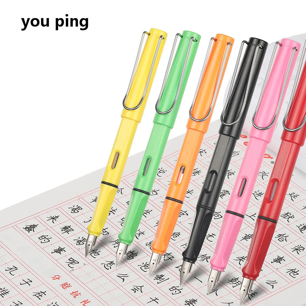 Высокое качество 359 Студенческая модная цветная тонкая перьевая ручка для