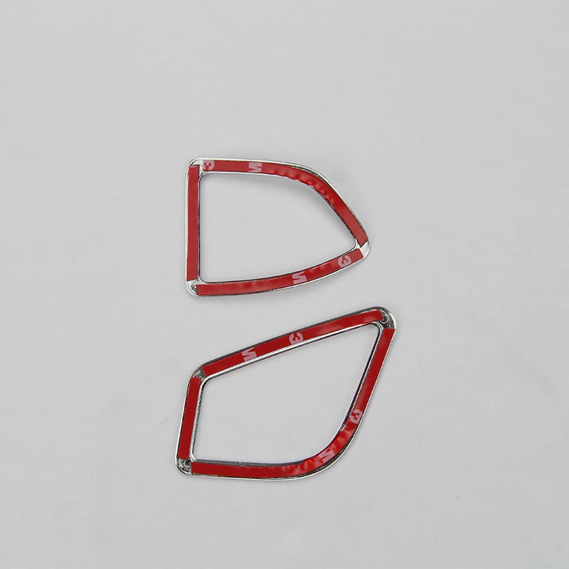 

2-Pces Silver ABS Chrome Instrument Panel Air Outlet Decorative Frame Trim For BMW 3 Series f30 2013-2017 Car Accessories
