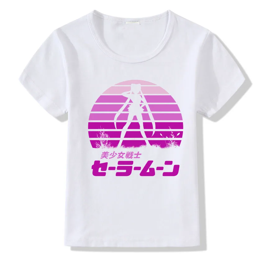 Летняя футболка для маленьких мальчиков и девочек модная с героями мультфильмов