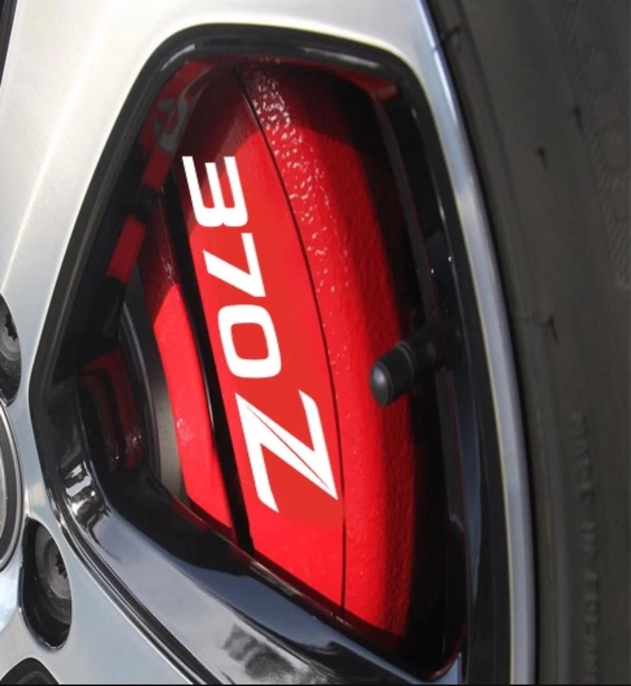 

Для 370 Z Hi Temp тормозной суппорт Набор наклеек 6 (любого цвета) автостайлинг