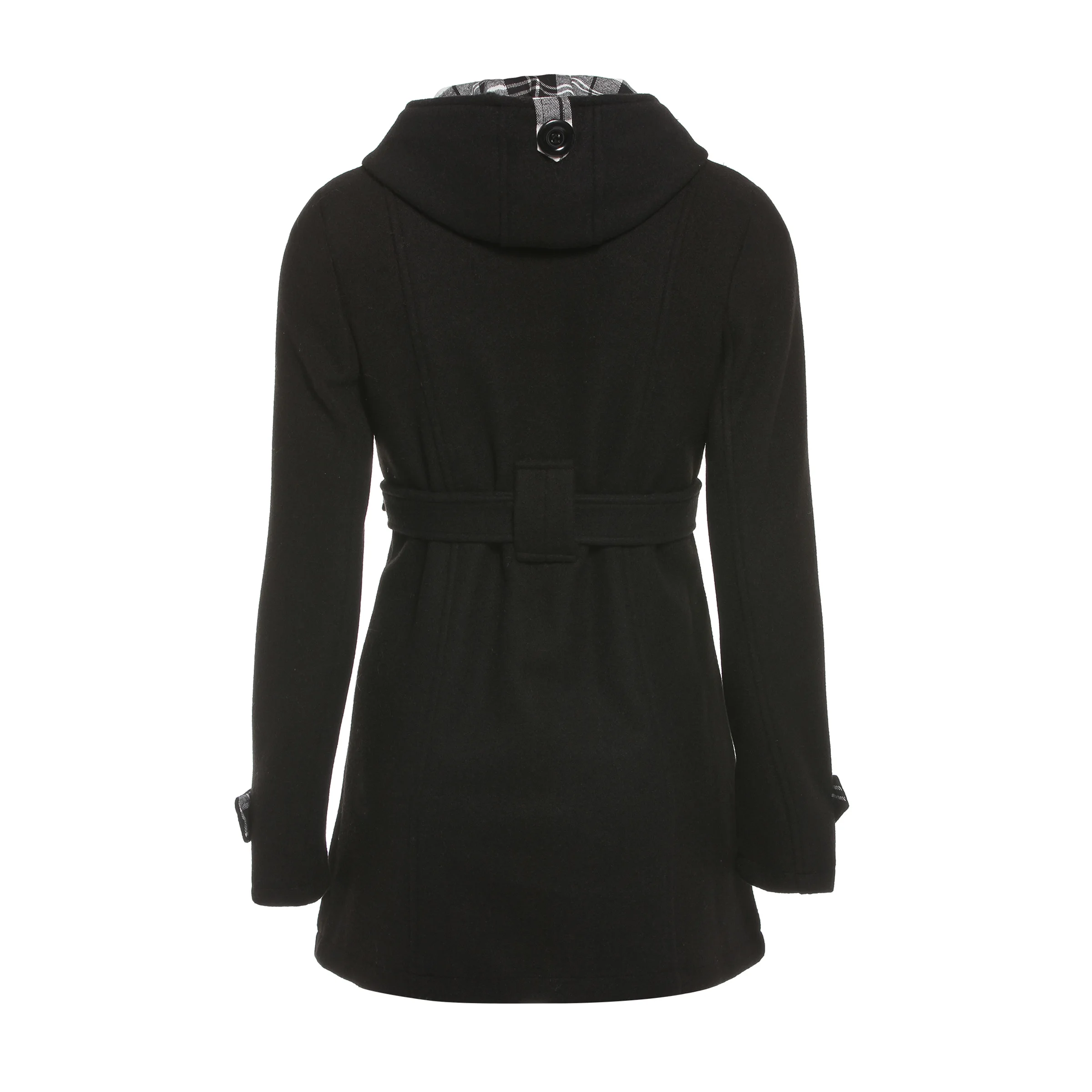 Длинное шерстяное пальто для женщин с ласточкиным хвостом стильная офисная