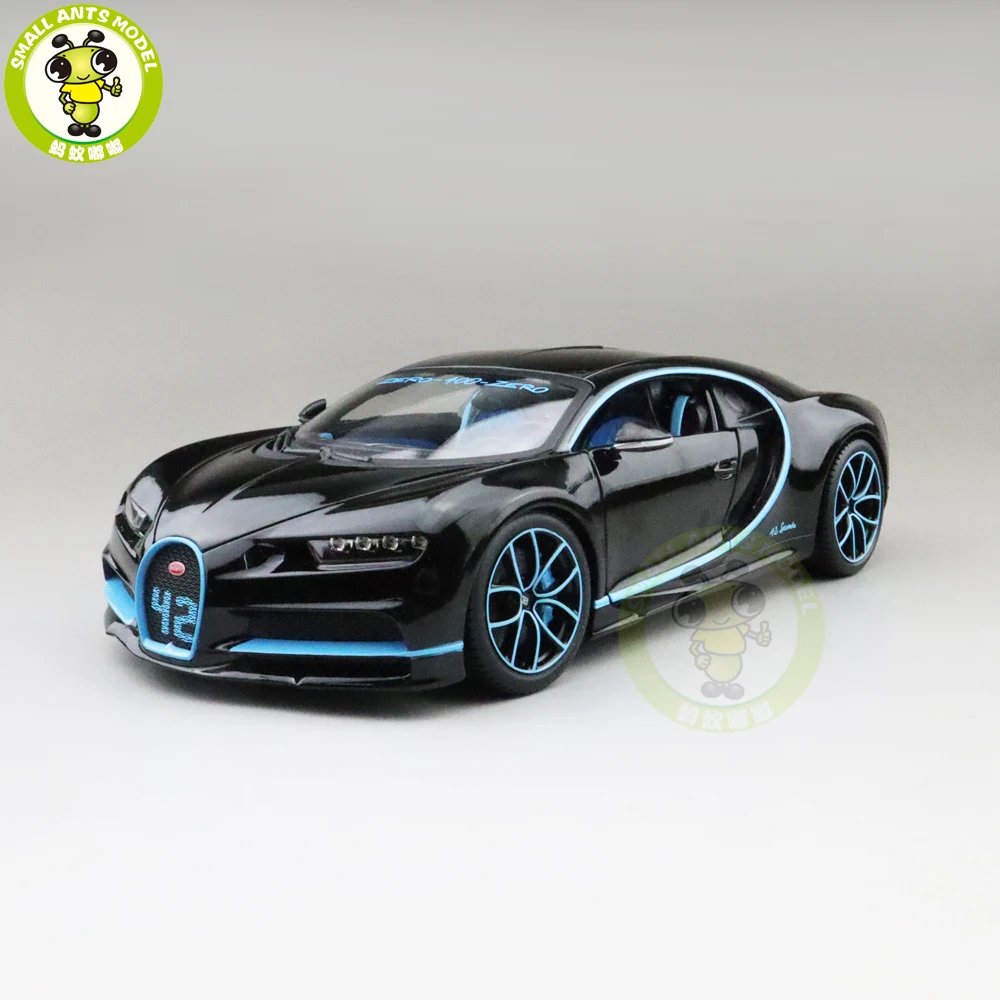 1/18 Bugatti Chiron Супер гоночный Автомобиль Bburago 11040 литья под давлением модели