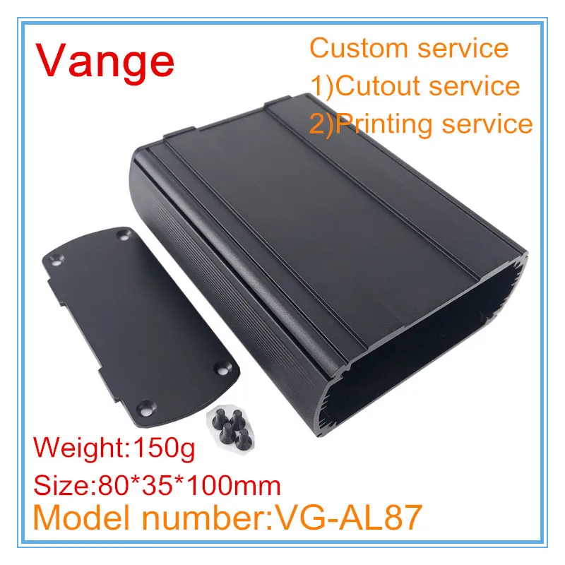 1 шт./лот усилитель мощности электронные Чехлы сделай сам 80*35*100 мм 6063-T5