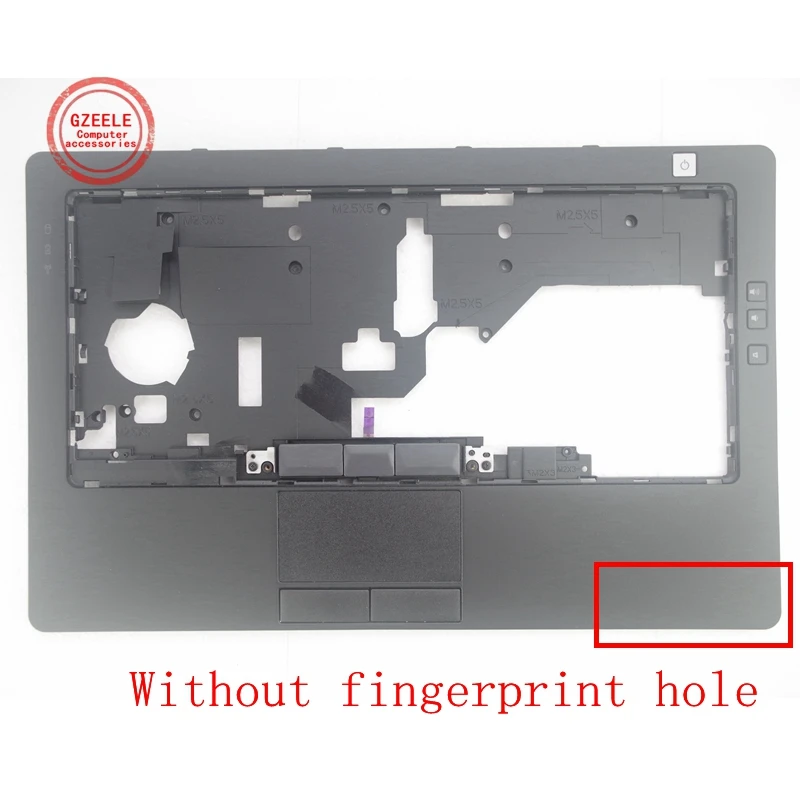 Gzeele Novo para Dell Latitude E6230 E6330 E6430s Portátil Apoio de Mãos Touchpad Assembléia Teclado Moldura Case Superior 6yvf9 06yvf9