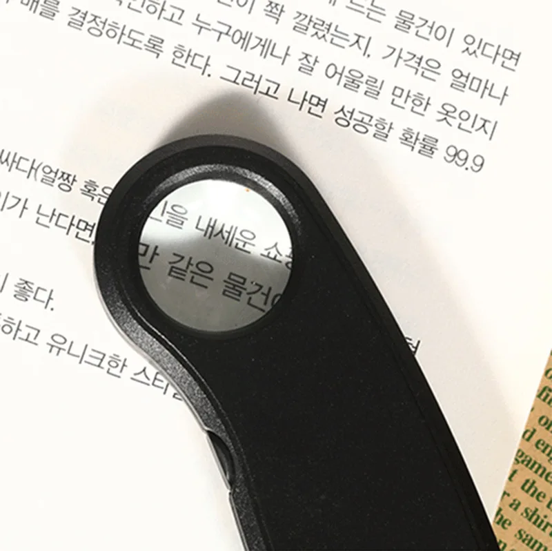 Optical K9 High Quality With LED Light Magnifier 20 Times Portable Handheld Magnifying Glass Jewelry | Инструменты