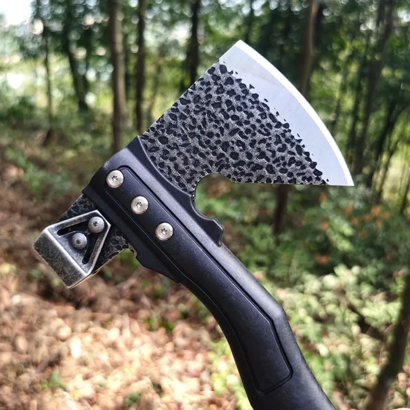 

Small Axe Outdoor Portable Camping Survival Equipment Mountain Tomahawk Axe Two Styles 25cm Fire EDC Black Axe Tool Knife