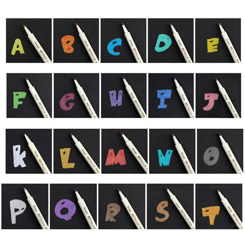 Цветная мягкая ручка с наконечником 6510BR огнеупорная краска печать сделай сам