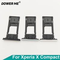 dower me memory microsd card holder reader sim tray slot for sony xperia x compact mini f5321 xc 4 6