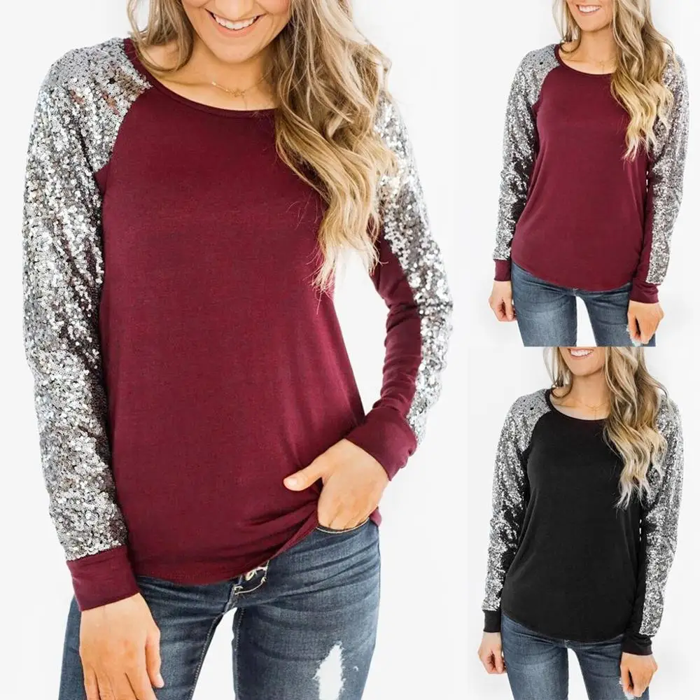 2020 Летняя Повседневная Женская сплошная шикарная элегантная рубашка с круглым