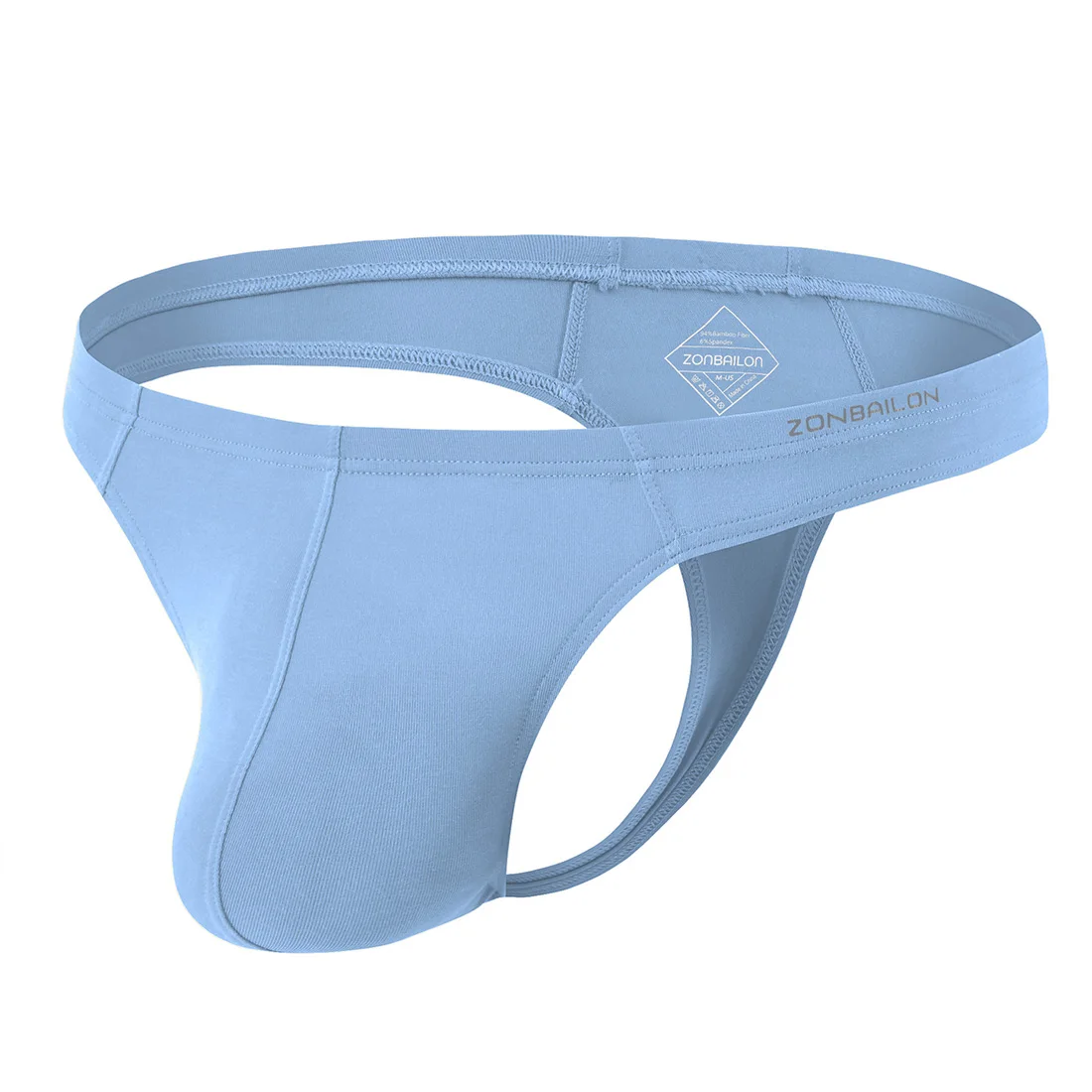 Mens Sexy G-Strings Bamboo Breathable Comfortable Men Underwear Jockstrap Low-waisted Thongs 10 Colors Size M-2XL