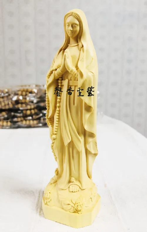 Our Lady of Lourdes Boxwood, catcotic Relic, Madonna of Our Lady