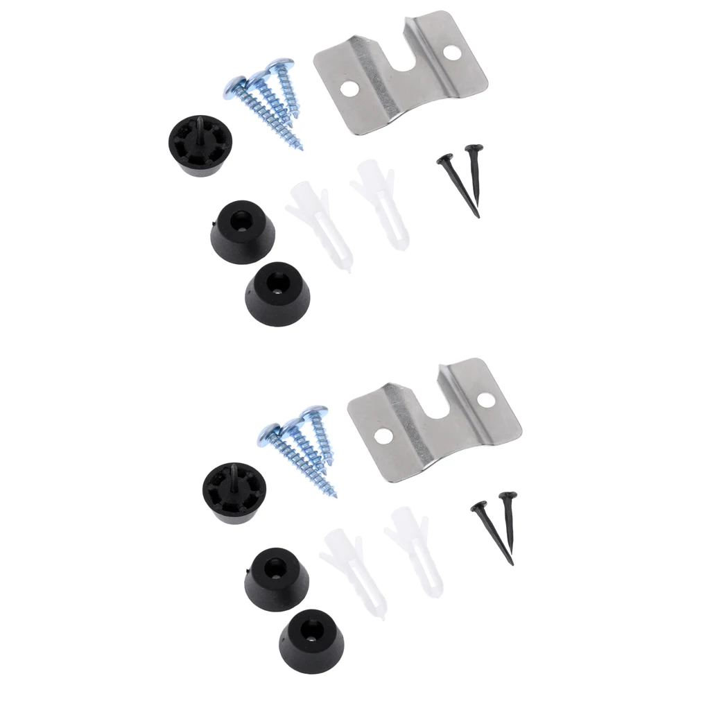 

2 Hardware Kit Screws Wall Bracket for Hanging - Stainless Steel