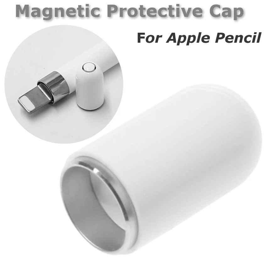 

Replacement Magnetic Protective Case Cap For Apple 9.7 10.5 12.9 iPad Pro Pencil Pen Cap Cover