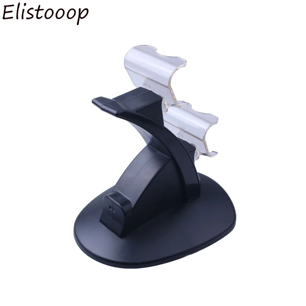 LED Dual Controller Charger + Micro USB charging Cable Charging Dock Station Stand for Sony Playstation 4 PS4 | Электроника
