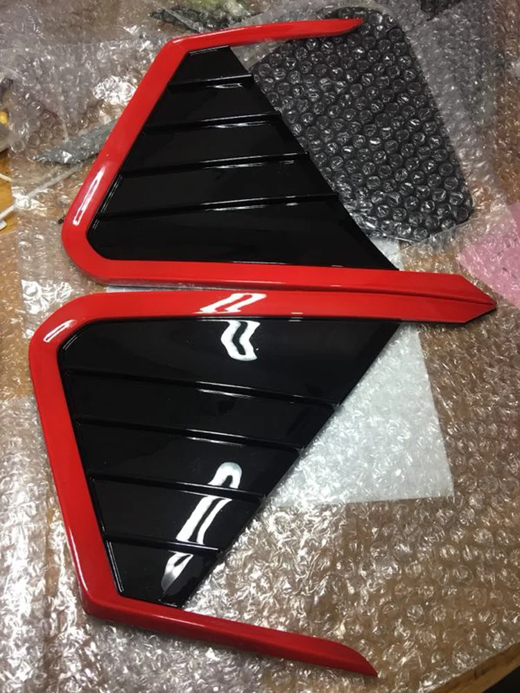 Стайлинг автомобиля ABS черный хромированный передний противотуманный