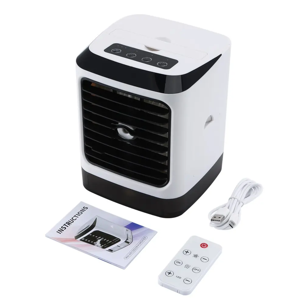 

2020 Summer Air Conditioner Desktop Air Conditioning With Remote Control Air Cooler Fan Humidifier Mini Air Cooling Fan Home Use