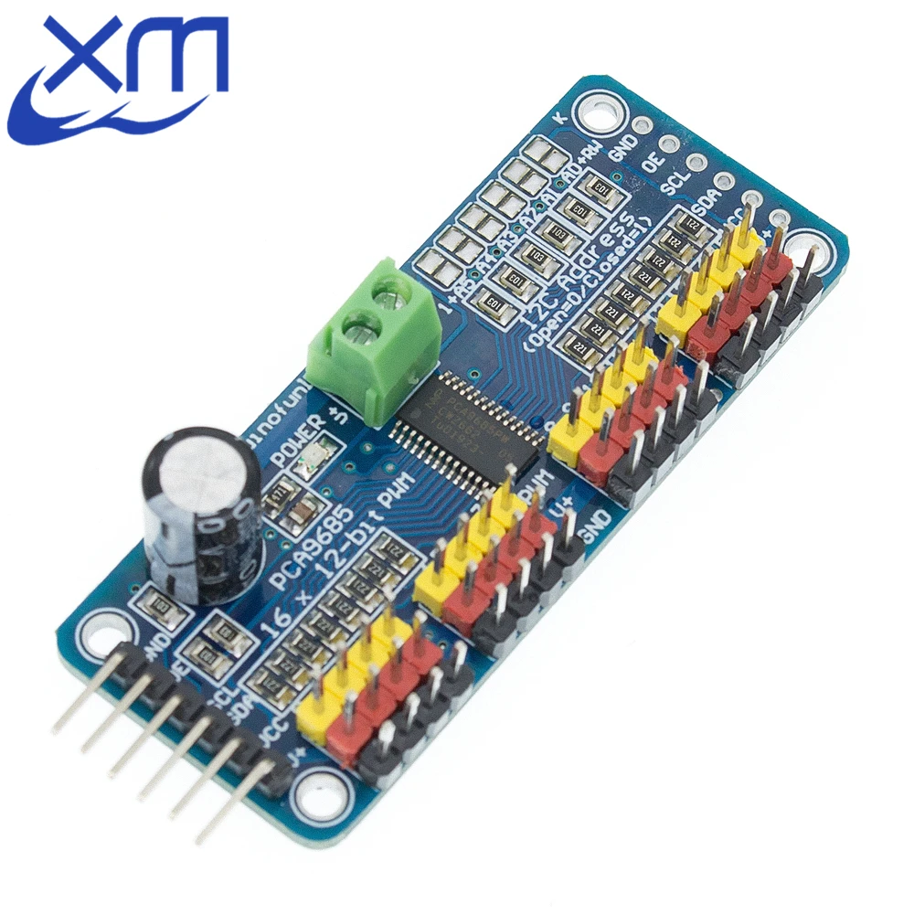 16 канальный 12 битный модуль PWM/серводителя фотоинтерфейса PCA9685|interface module|pwm module16